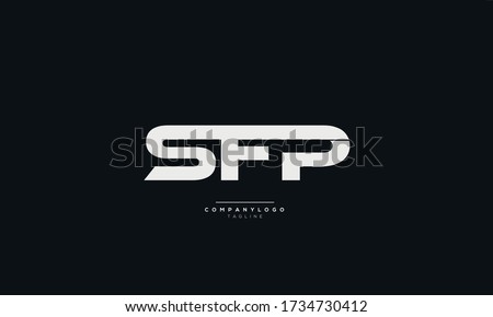 SFP Letter Logo Alphabet Design Icon Vector Symbol