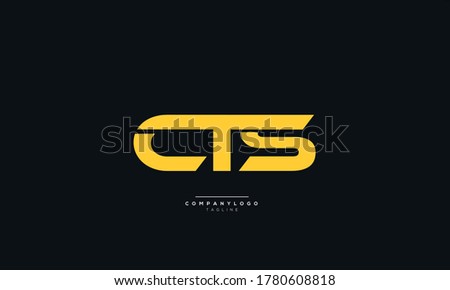 CTS Letter Business Logo Design Alphabet Icon Vector Symbol