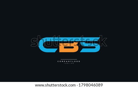 CBS Letter Business Logo Design Alphabet Icon Vector Symbol