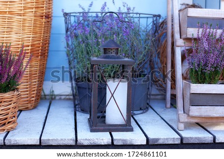 Similar – Image, Stock Photo lantern flower