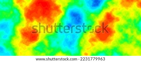 Heat map. Abstract infrared thermographic background. Vector illustration.