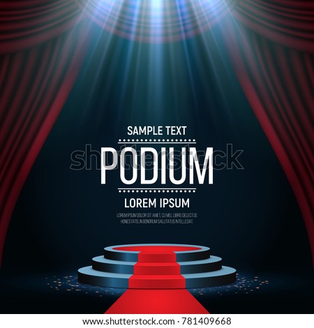 Similar – Image, Stock Photo red carpet Stairs Red Gray