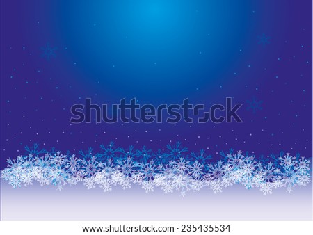 Christmas Snowflakes Background For Design Stock Vector Illustration 235435534 : Shutterstock