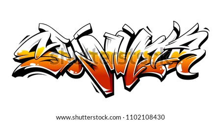 Graffiti Words Drawing At Getdrawings Free Download