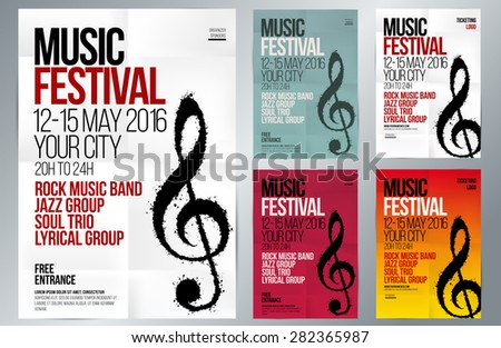 Music Event Design Suitable For Poster Promotional Flyer Invitation Banner Or Magazine Music Event Design Suitable For Poster Promotional Flyer Invitation Banner Or Magazine