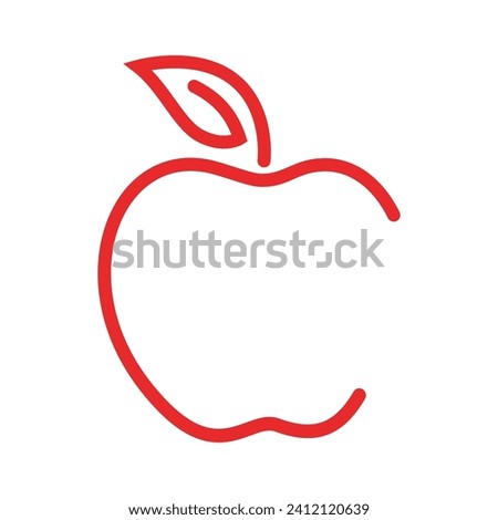 Apple logo design concept. Fast Apple Creative Technology Logo vector template. Icon symbol