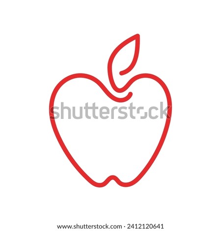 Apple logo design concept. Fast Apple Creative Technology Logo vector template. Icon symbol