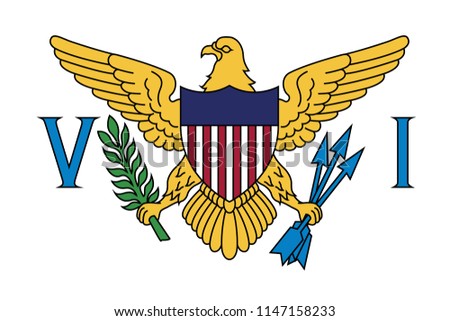 United States Virgin Islands Flag Icon
