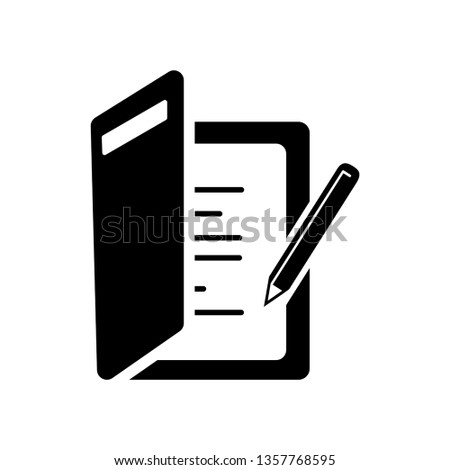 Contract, agreement icon. Lease contract icon. Simple element illustration. Lease contract concept symbol design. Booklet with pen icon