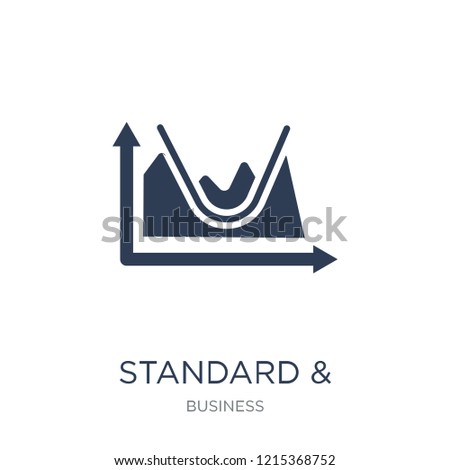 Standard & Poor's 500 stock index icon. Trendy flat vector Standard & Poor's 500 stock index icon on white background from business collection, vector illustration can be use for web and mobile, eps10