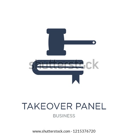 Takeover Panel icon. Trendy flat vector Takeover Panel icon on white background from business collection, vector illustration can be use for web and mobile, eps10