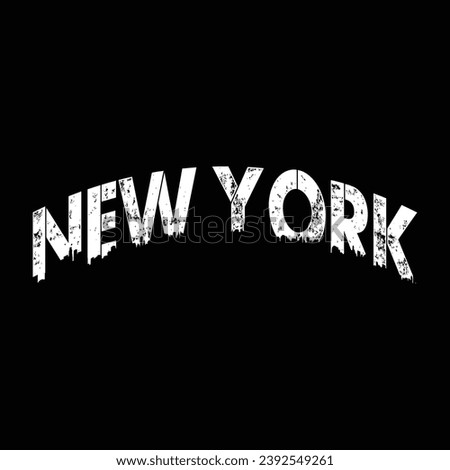 New York typography design vector, usa state shirt design vector. Jersey design vector, T-shirt design for usa 