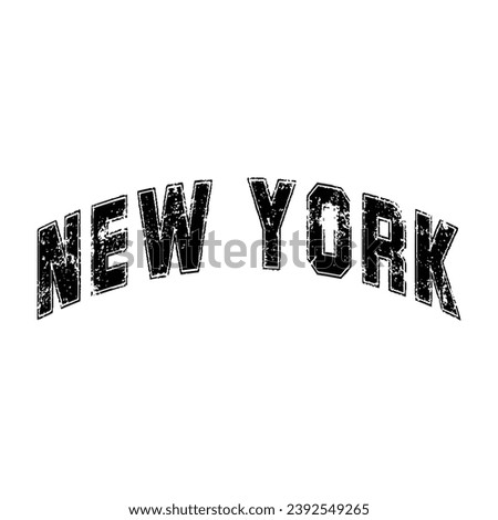 New York typography design vector, usa state shirt design vector. Jersey design vector, T-shirt design for usa 