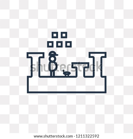 vector outline icon isolated on transparent background high quality linear transparency concept can be used web and mobile