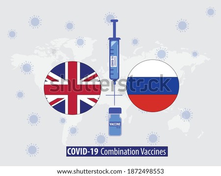 covid-19 combination vaccines russia and united kingdom. Sputnik5 and Astrazeneca