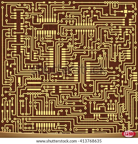 seamless black and gold electronic\u2026 stock photo 269676188 avopix com