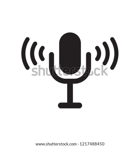 Voice control icon. Trendy Voice control logo concept on white background from smarthome collection. Suitable for use on web apps, mobile apps and print media.