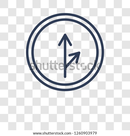 Motorway sign icon. Trendy Motorway sign logo concept on transparent background from Traffic Signs collection