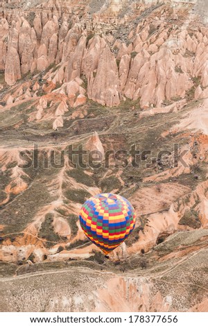 Hot air ballooning in Capadocia, Turkey