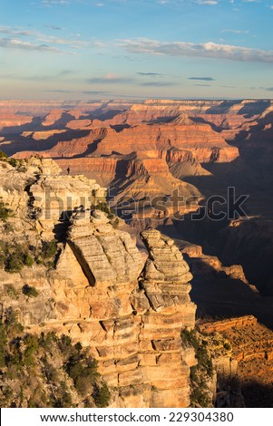 Tourist at Grand Canyon National Park, Arizona, USA