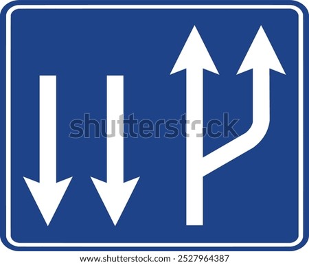 Lane Regulation signs, Information signs, Road signs in Turkey. Standard traffic signs on Turkish highways. (Turkish: Karayolları standart trafik işaret levhaları, Bilgi işaretleri)