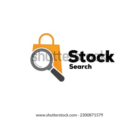 bag searching stock icon symbol logo design template illustration inspiration