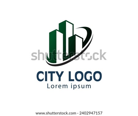abstract building property solution logo icon symbol design template illustration inspiration