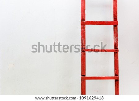 Similar – Image, Stock Photo red staircase Stairs