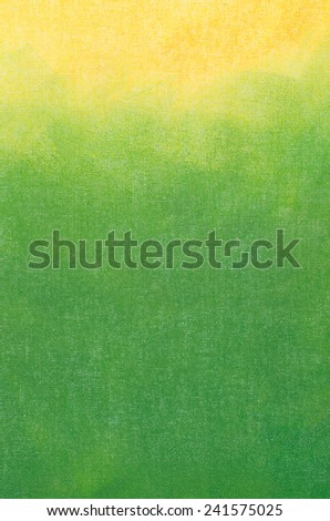 yellow and green  empty art abstract texture painted on art canvas background