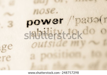 Definition of word power in dictionary
