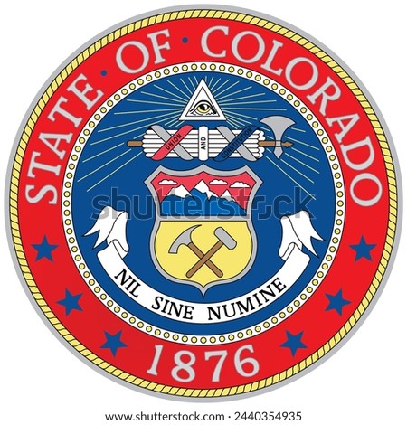Colorado great seal state of the United States