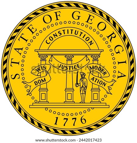 Georgia great seal state of united states