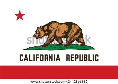 California flag state of united states