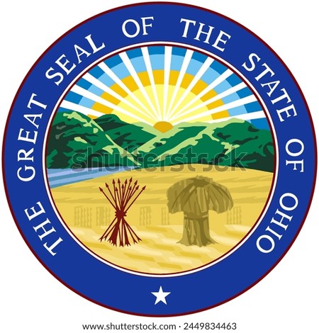 Ohio Great Seal - State of United States USA