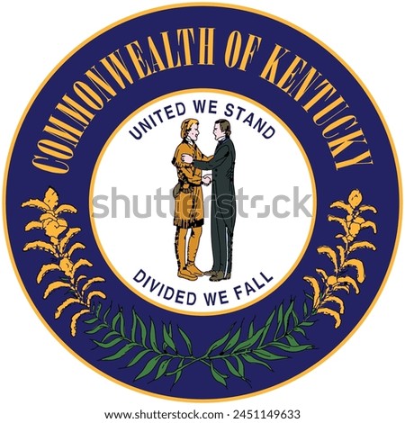 Kentucky Great Seal - State of United States USA