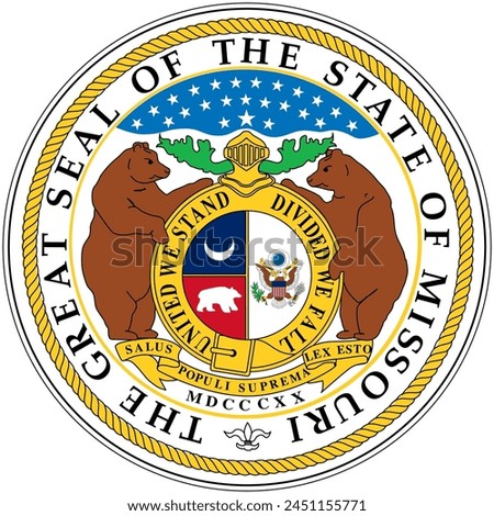 Missouri Great Seal - State of United States USA