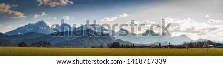 Similar – Foto Bild Füssen berge alpen allgäu