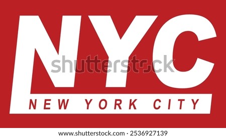 nyc new york city slogan vector text print design logo illustrator