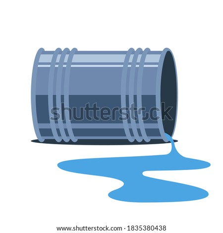 Similar – Image, Stock Photo Metal barrel with wet bottom at factory