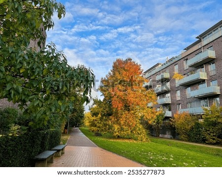 Similar – Foto Bild Hamburg Stadt orange rot