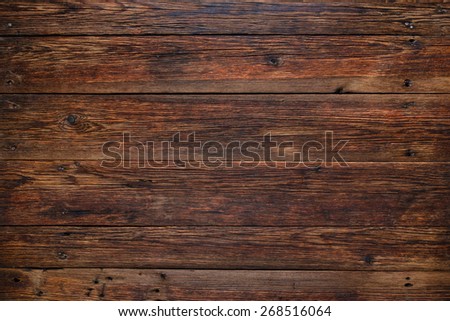 Old rustic red wood background, wooden surface with copy space