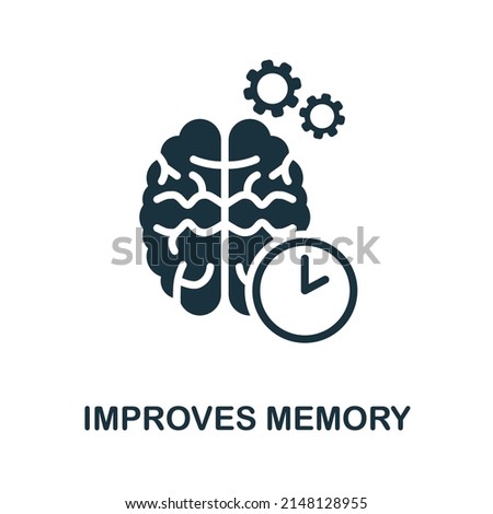 Improves Memory icon. Simple element from yoga collection. Creative Improves Memory icon for web design, templates, infographics and more