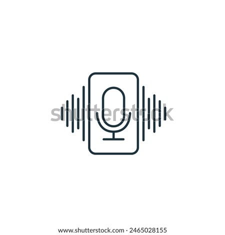 Voice Assistant icon. Monochrome simple Virtual Assistant icon for templates, web design and infographics