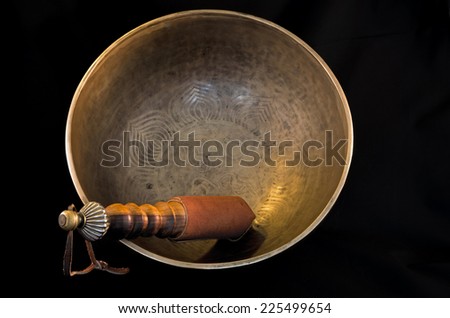 Bell used during buddhist prayers and also in alternative medicine