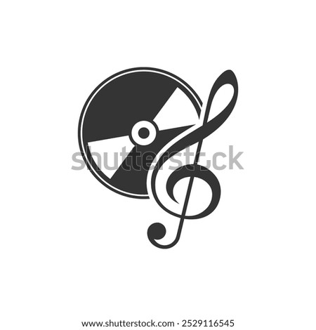 sign of compact disc icon design. DVD icon logo, CD vector, illustration template design.