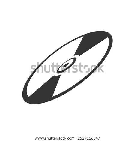 sign of compact disc icon design. DVD icon logo, CD vector, illustration template design.