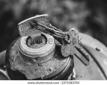 Image, Stock Photo Black and white keys of a music keyboard