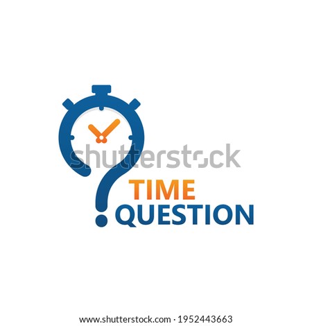 Question time logo template design