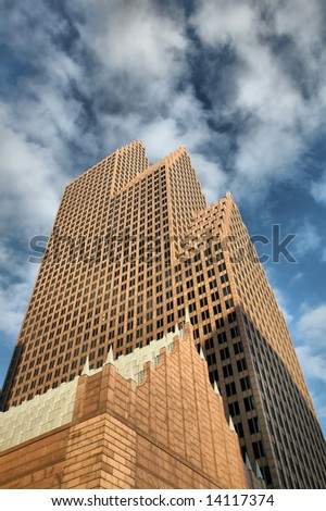 Majestic Skyscrapers in Houston, Texas, USA(Release Information: Editorial Use Only. Use of this image in advertising or for promotional purposes is prohibited.)