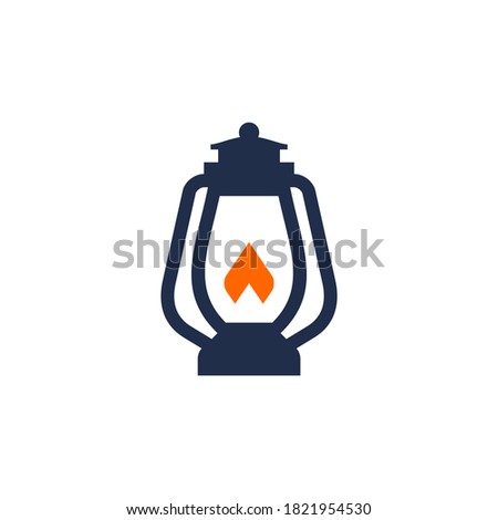 A simple yet modern logo/illustration design displaying lantern. 